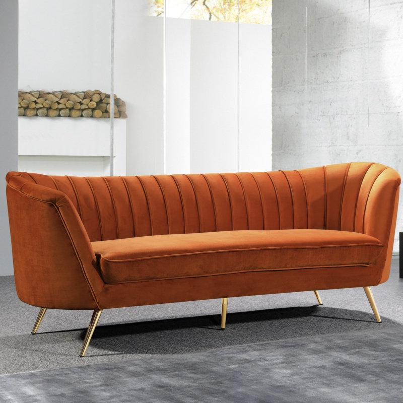Tiberius 88'' Upholstered Sofa
