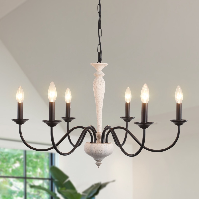 Tinoco 6 - Light Dimmable Classic / Traditional Chandelier