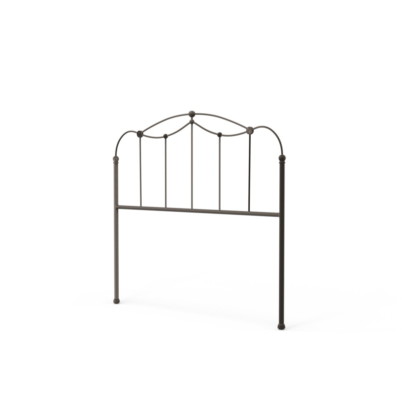 Tortola Steel Metal Camelback Curved Headboard