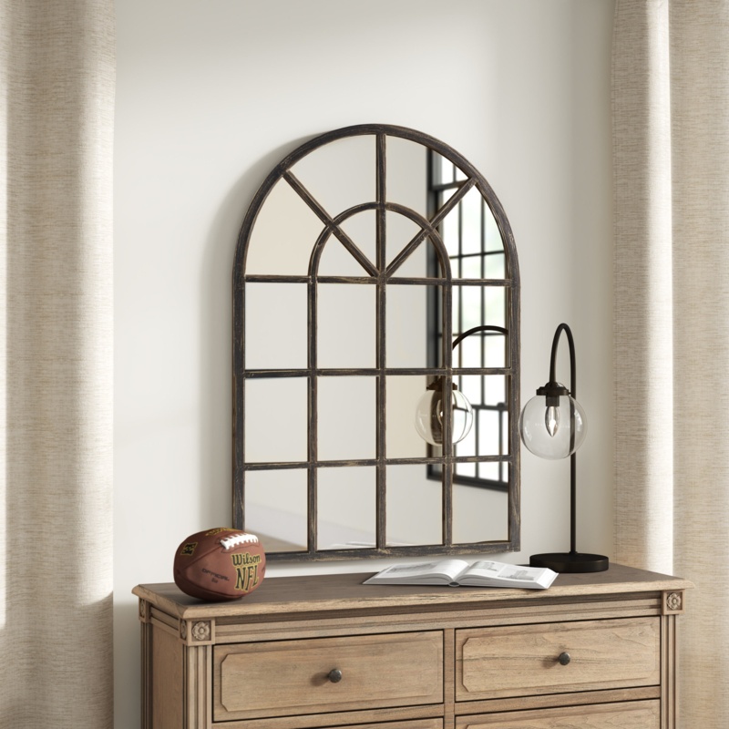 Treyvon Metal Wall Mirror