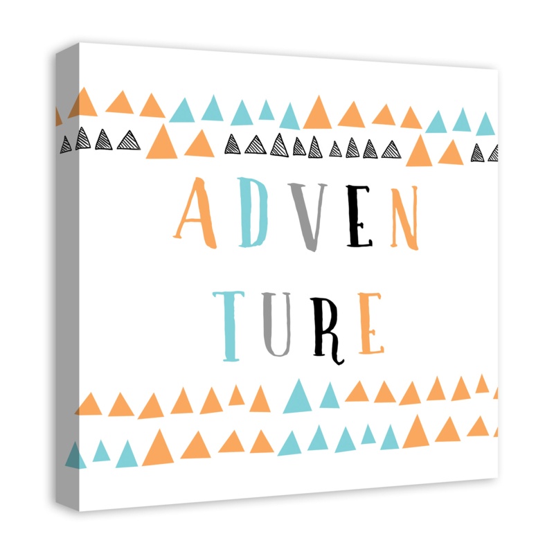 Tribal Adventure On Canvas Textual Art