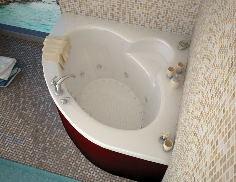 Trinidad 84'' x 66.5'' Acrylic Bathtub
