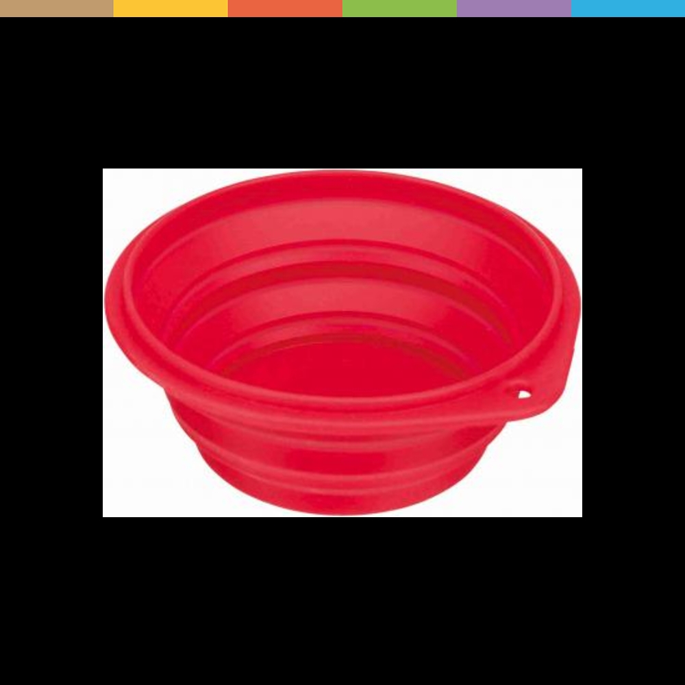 Trixie Reisenapf Silikon faltbar 1l (1l), Futternapf