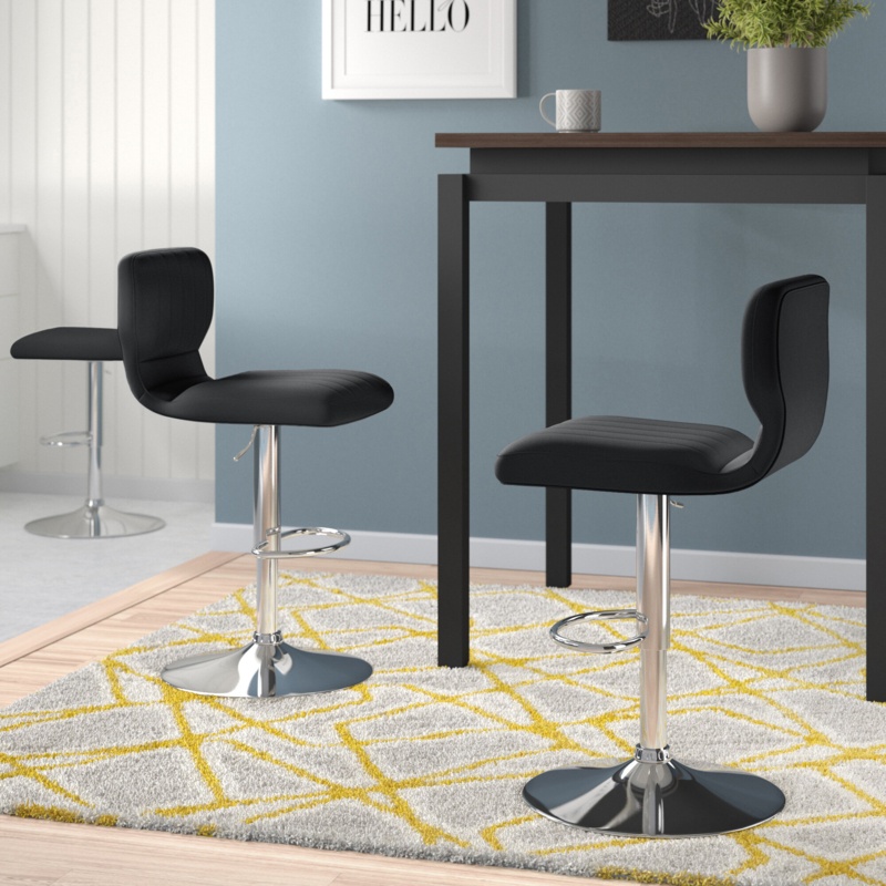 Troutville Swivel Adjustable Height Stool