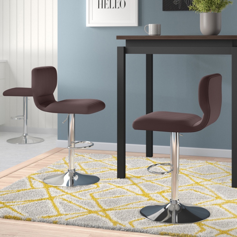 Troutville Swivel Adjustable Height Stool