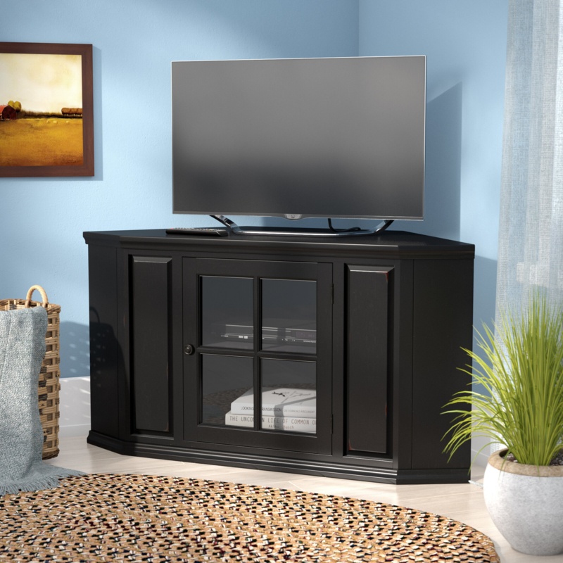 Tucci Solid Wood Corner TV Stand for TVs up to 50"