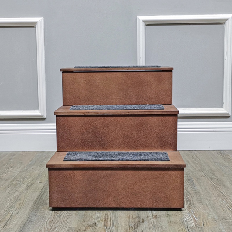 Tucker Murphy™ Pet® Deluxe Wood Pet Stairs Pet- Dog /Cat 3 Steps/Stairs To Access Bed, Sofa, Step Ladder