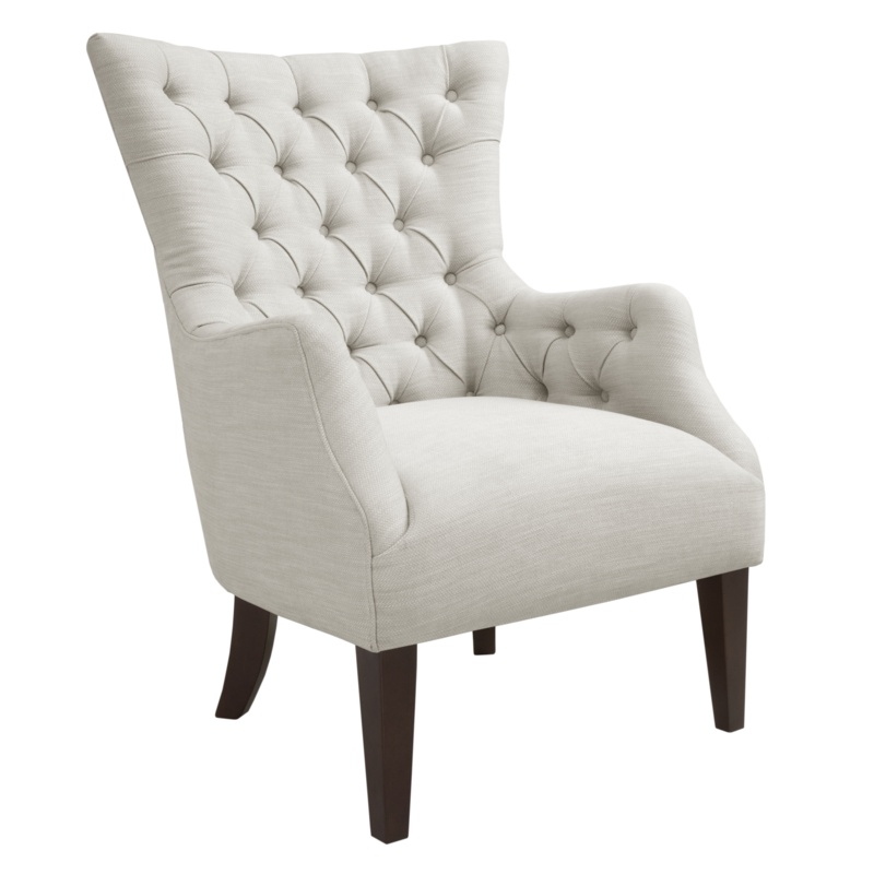 Tufted Wingback Accent Chair