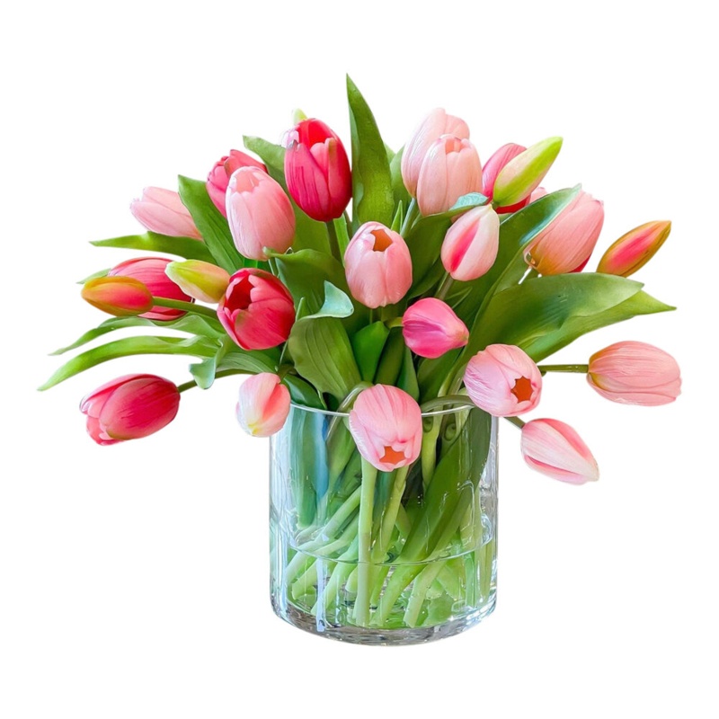 Tulip Arrangement in Vase