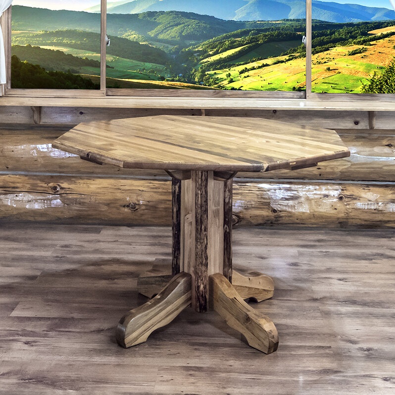 Tustin Round Solid Wood Dining Table