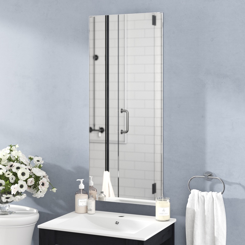 Uriel 1 Door Medicine Cabinet with Adjustable Shelves