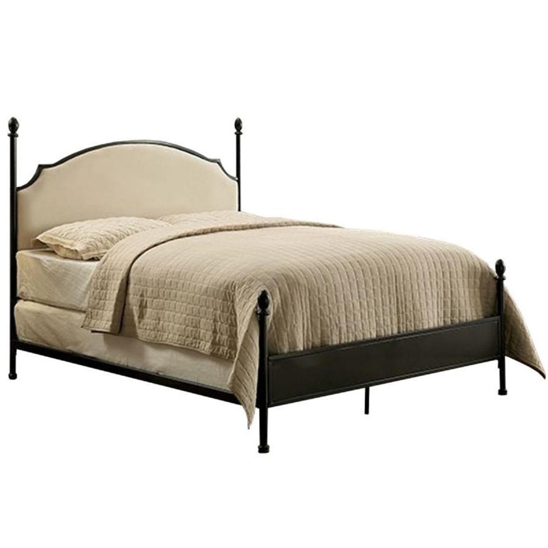 Vancleave Upholstered Metal Standard Bed