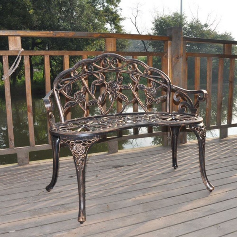 Vedant Metal Outdoor Bench