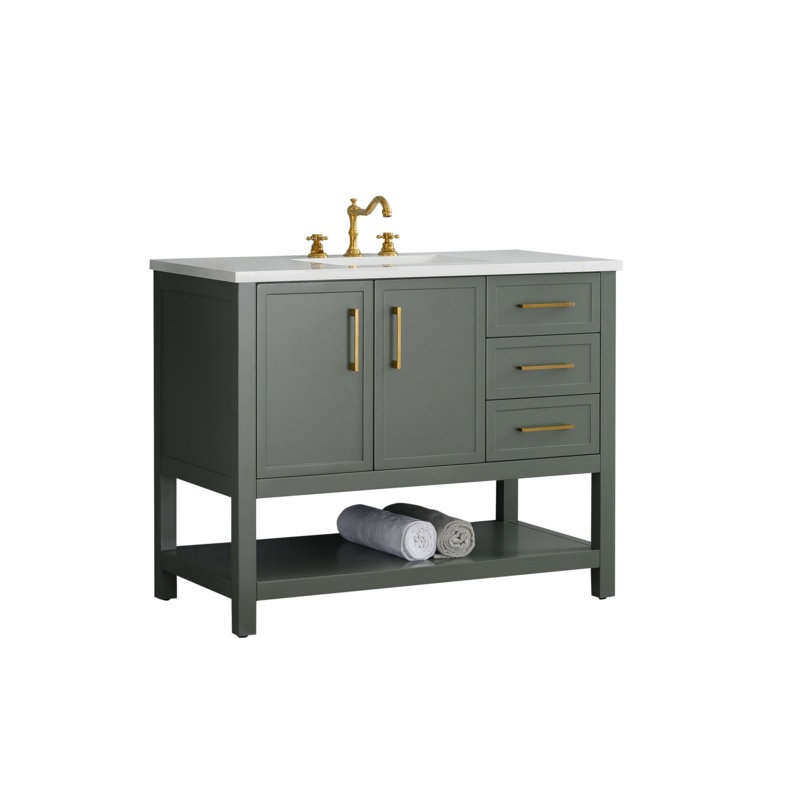 Vicini 42" Single Bathroom Vanity Set