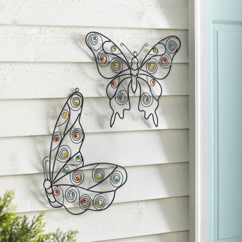 Viggo Rust Resistant Iron Animals & Insects Wall Decor