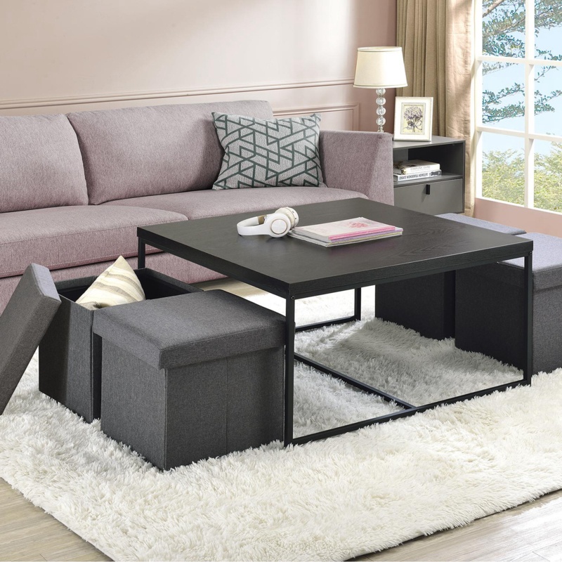 Vinny Frame Coffee Table with Storage