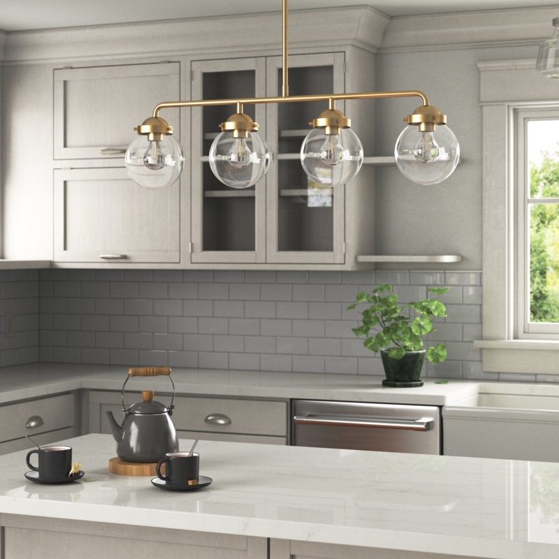 Wason 4 - Light Kitchen Island Pendant