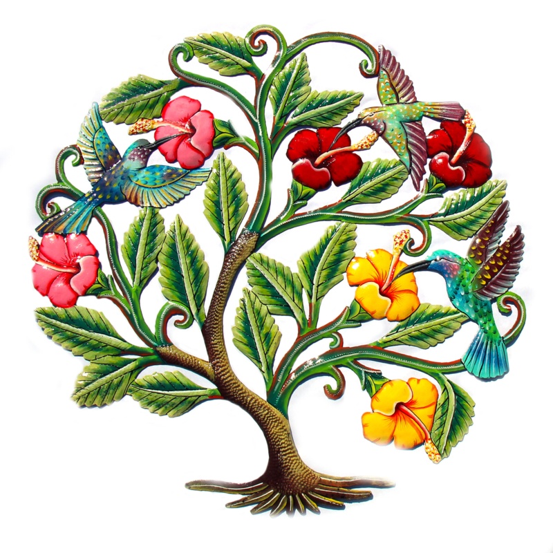 Water/Rain Resistant Steel Wall Decor
