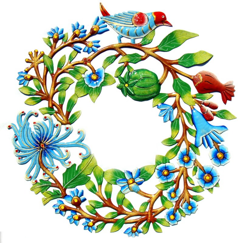 Water/Rain Resistant Steel Wall Decor