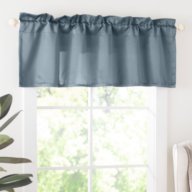 Wayfair Basics® Thermal Room Darkening Rod Pocket Curtain Valance