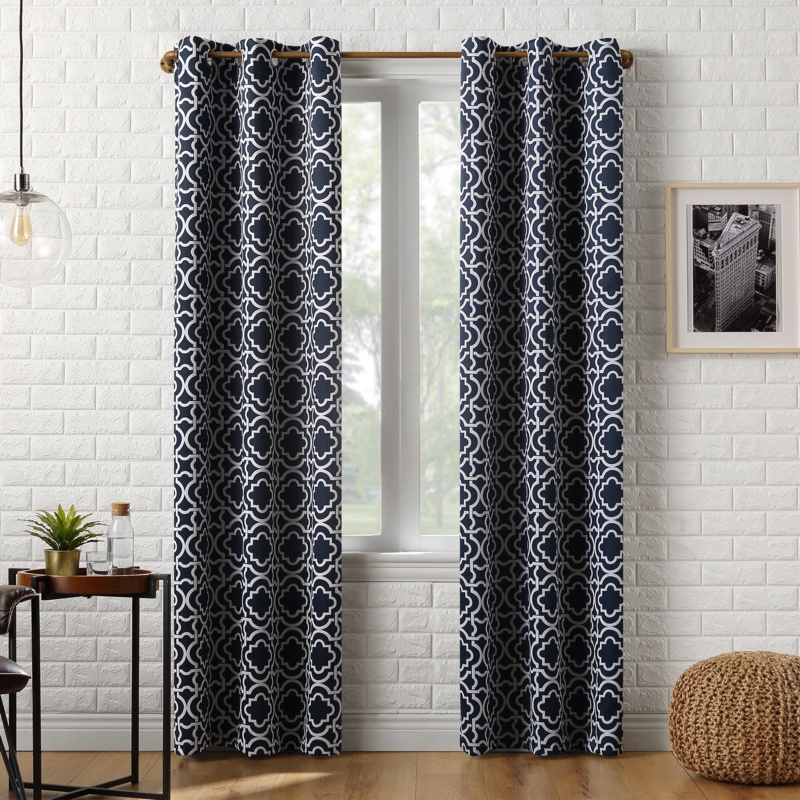 Wayfair Basics® Trellis Thermal Blackout Grommet Curtain Panel