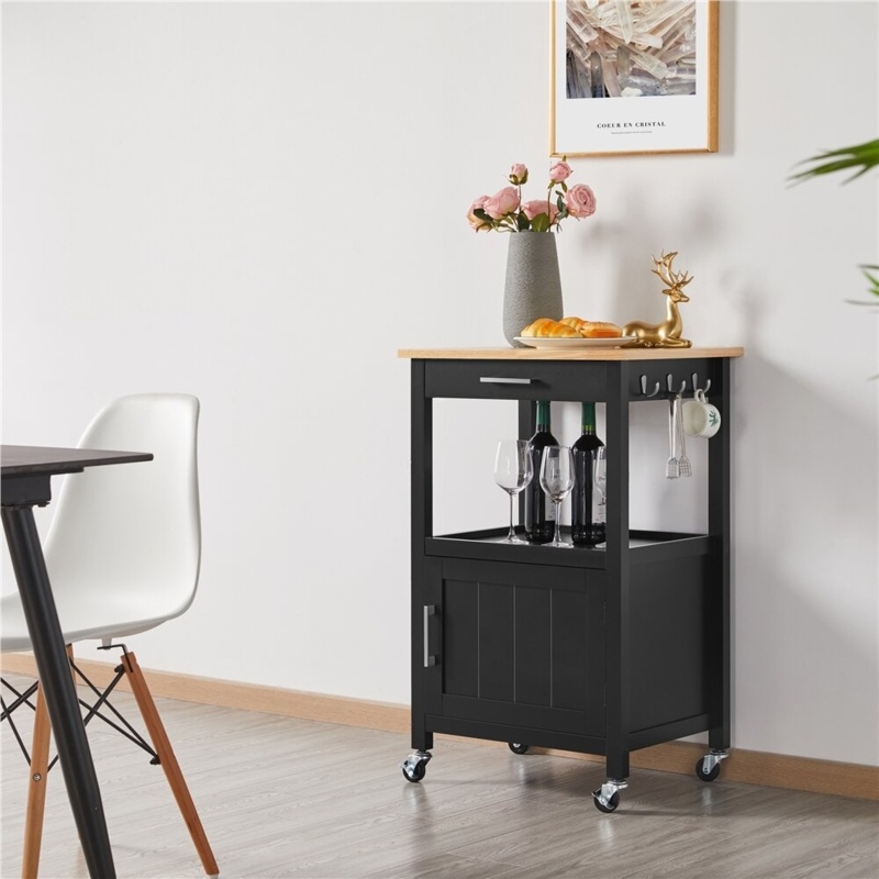 Welara Solid Wood Kitchen Island