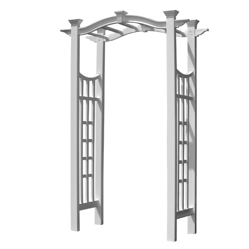 White Vinyl Arbor