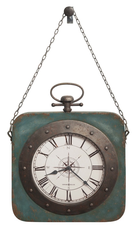 Windrose Metal Wall Clock