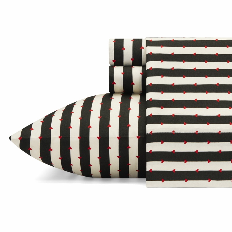 Wonderland Striped Microfiber Sheet Set