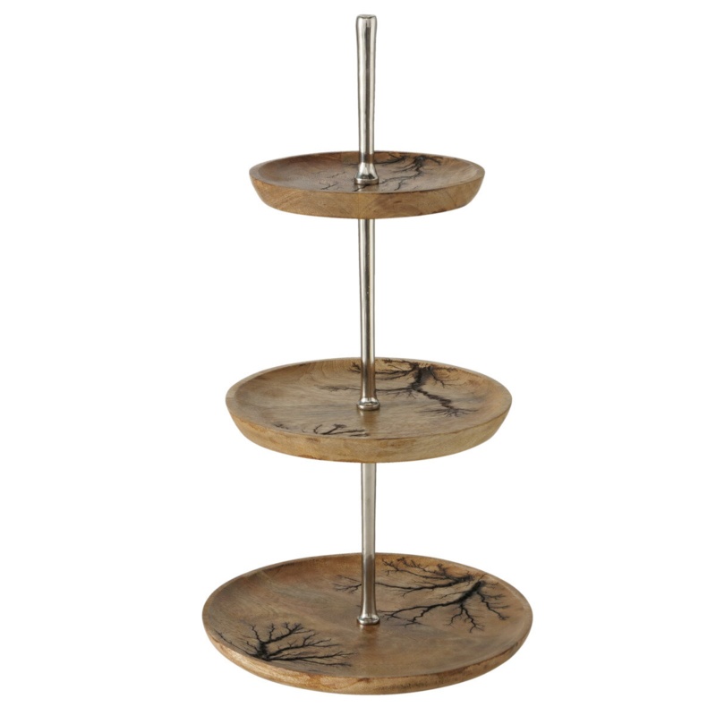 Wood 3 Tiered Stand