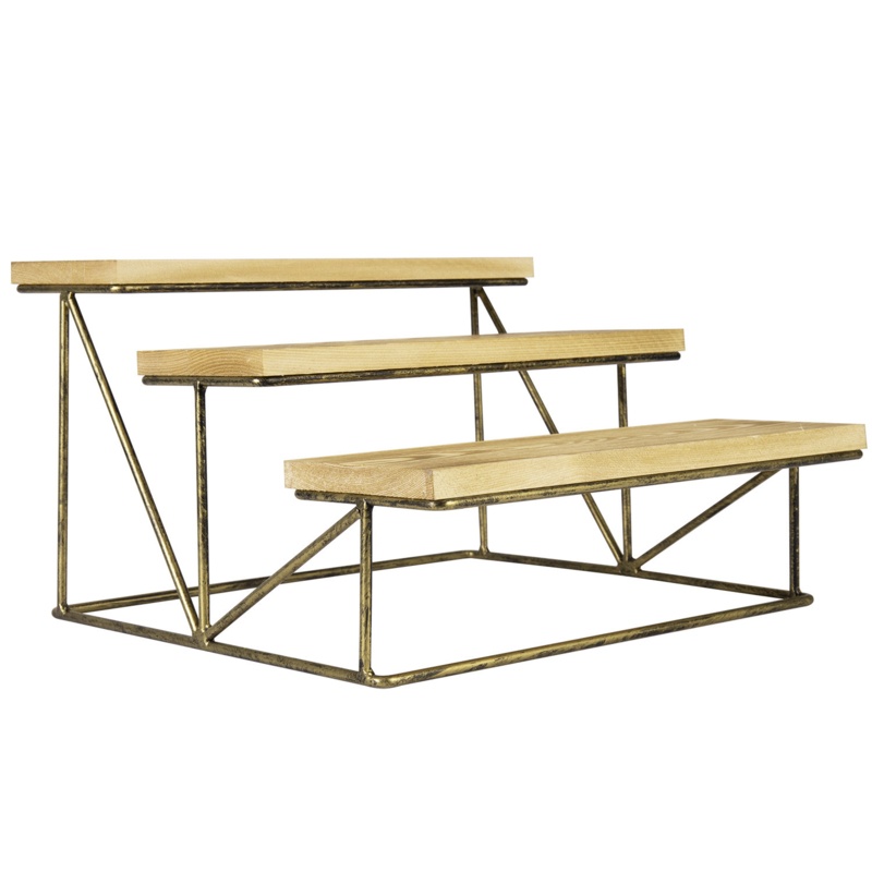 Wood Tiered Stand