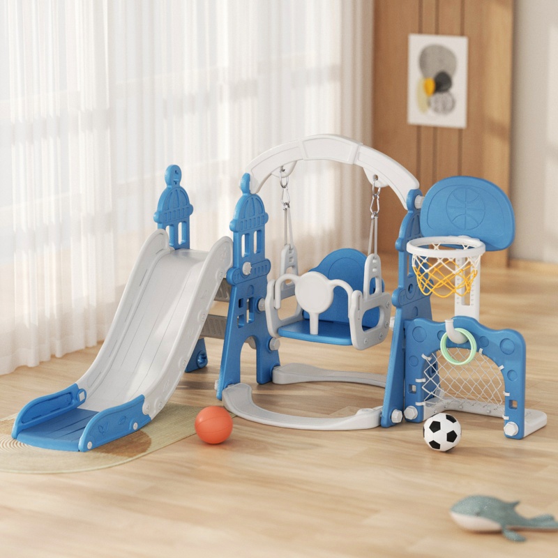XJD Plastic Swing Set with 1 Swing(s) , 1 Slide(s)