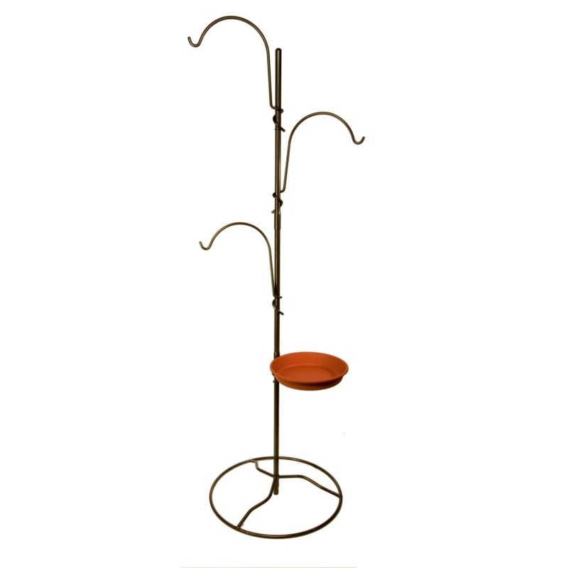 Yard Tree Adjustable Freestanding Bird Feeding Station and Patio Base