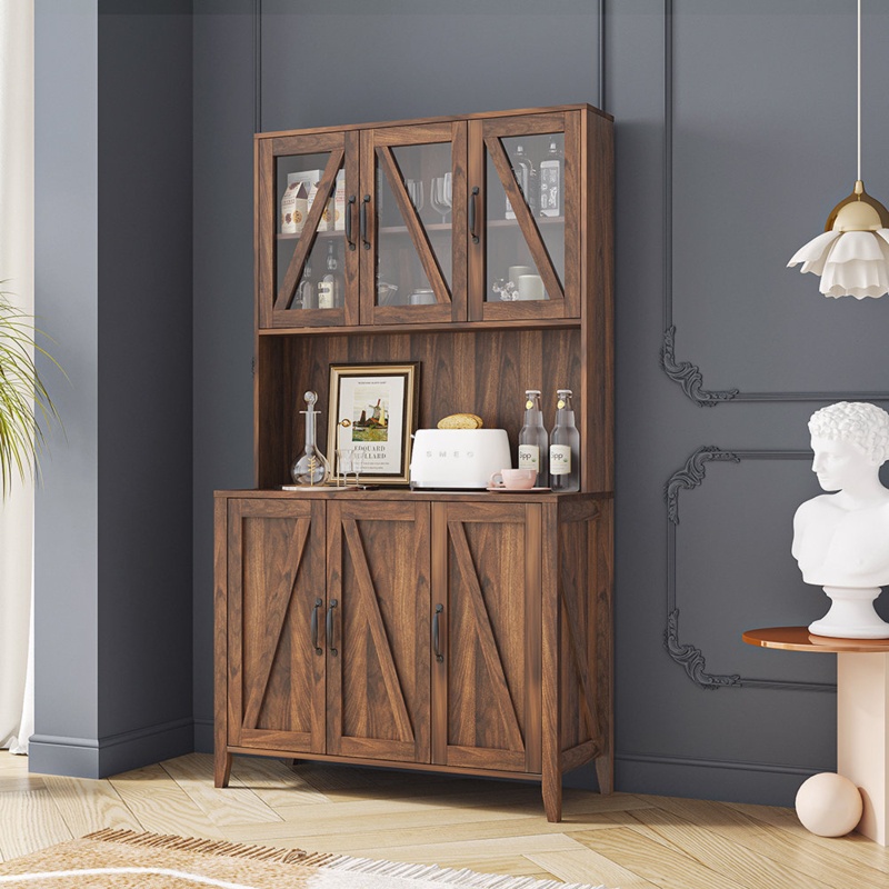 Yonael Sideboard with Bar Hutch