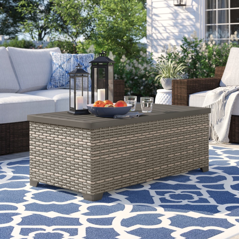 Zayleigh Metal Outdoor Coffee Table