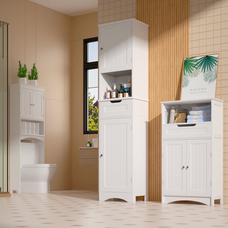 Zoe-Leigh Freestanding Linen Cabinet