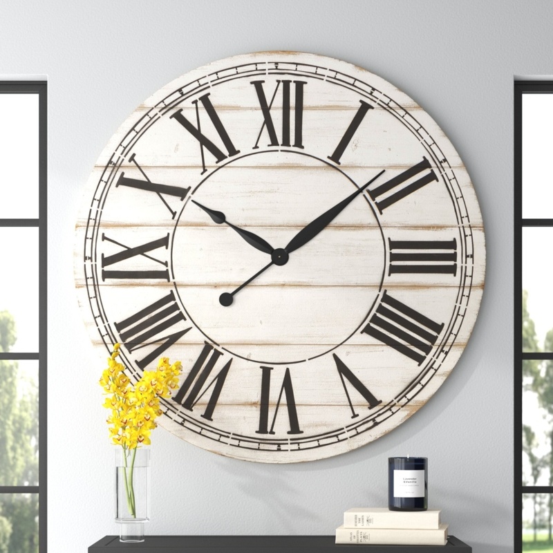 Zohran Wood Wall Clock