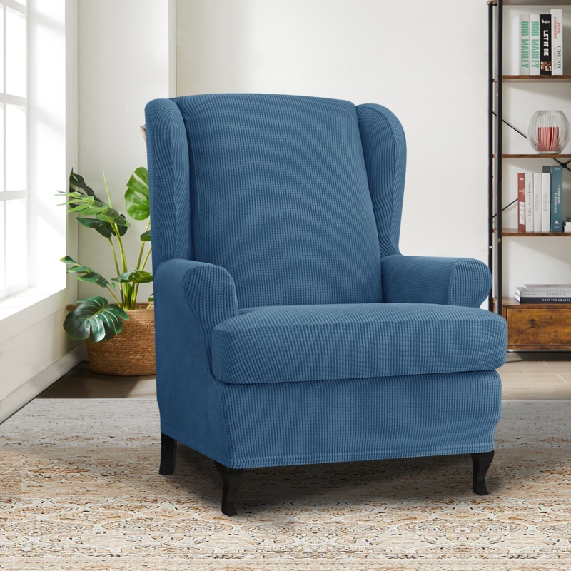 Zuniga T-Cushion Wingback Slipcover