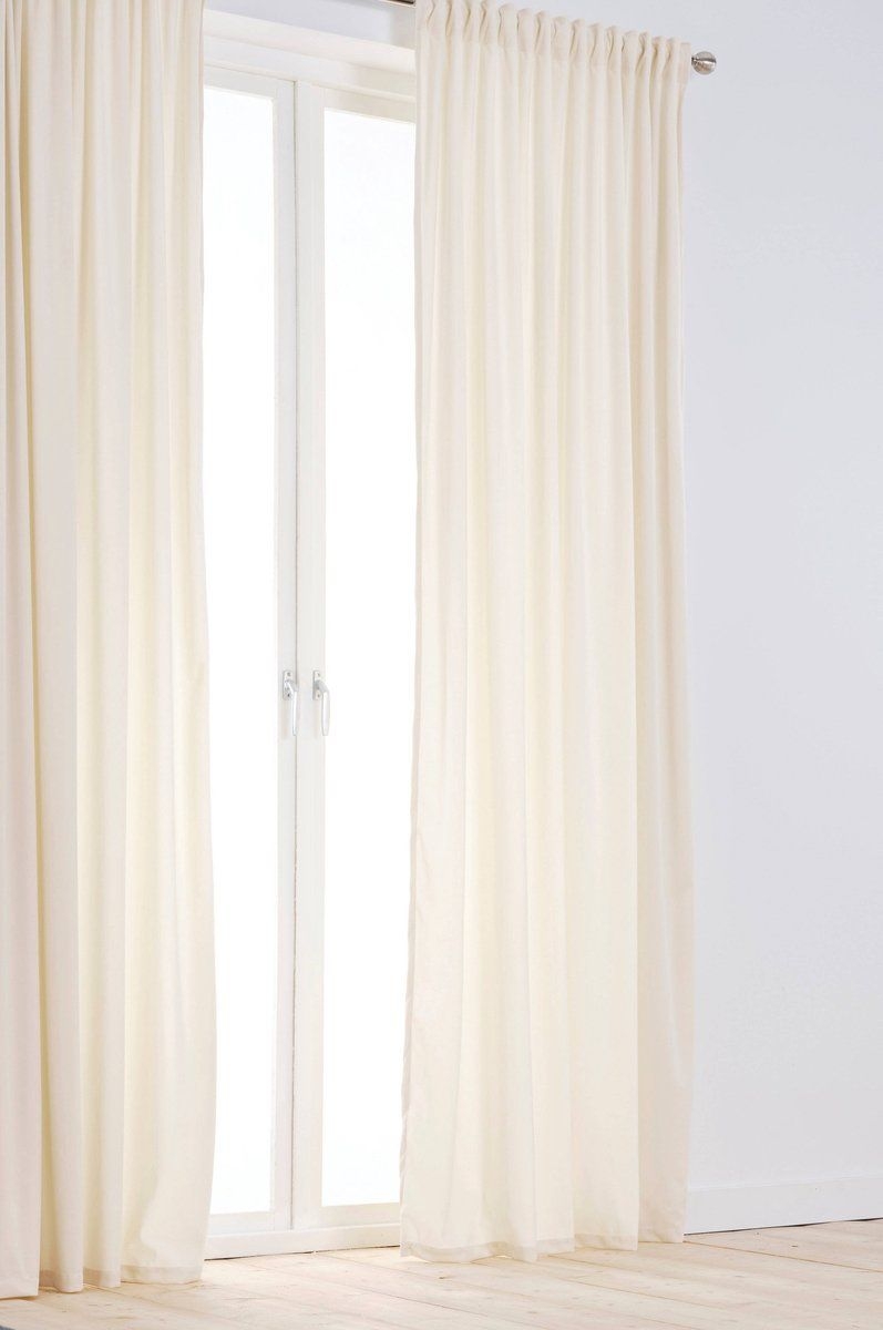 Jotex gordijn crme Savannah 140x250cm fluweel