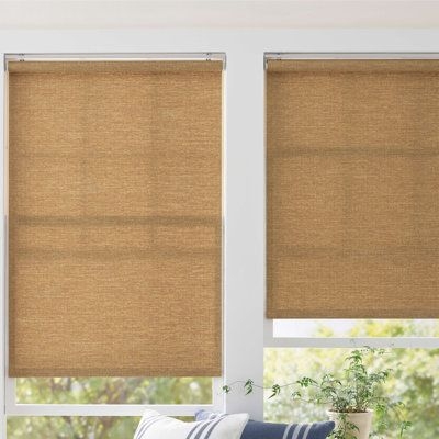 Pine Cone Hill Ridge Cordless Sheer Roller Shade Metal, Size 32.0 W x 0.1 D in | Wayfair