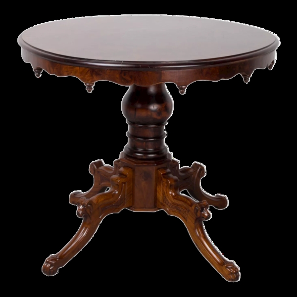 Table ovale Biedermeier, Allemagne, 19me sicle