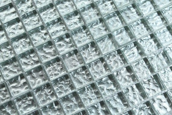 11 PCS Silver Glass Mosaic Kitchen Backsplash JMFGT2014 Bathroom Glass Mosaics Wall Tile