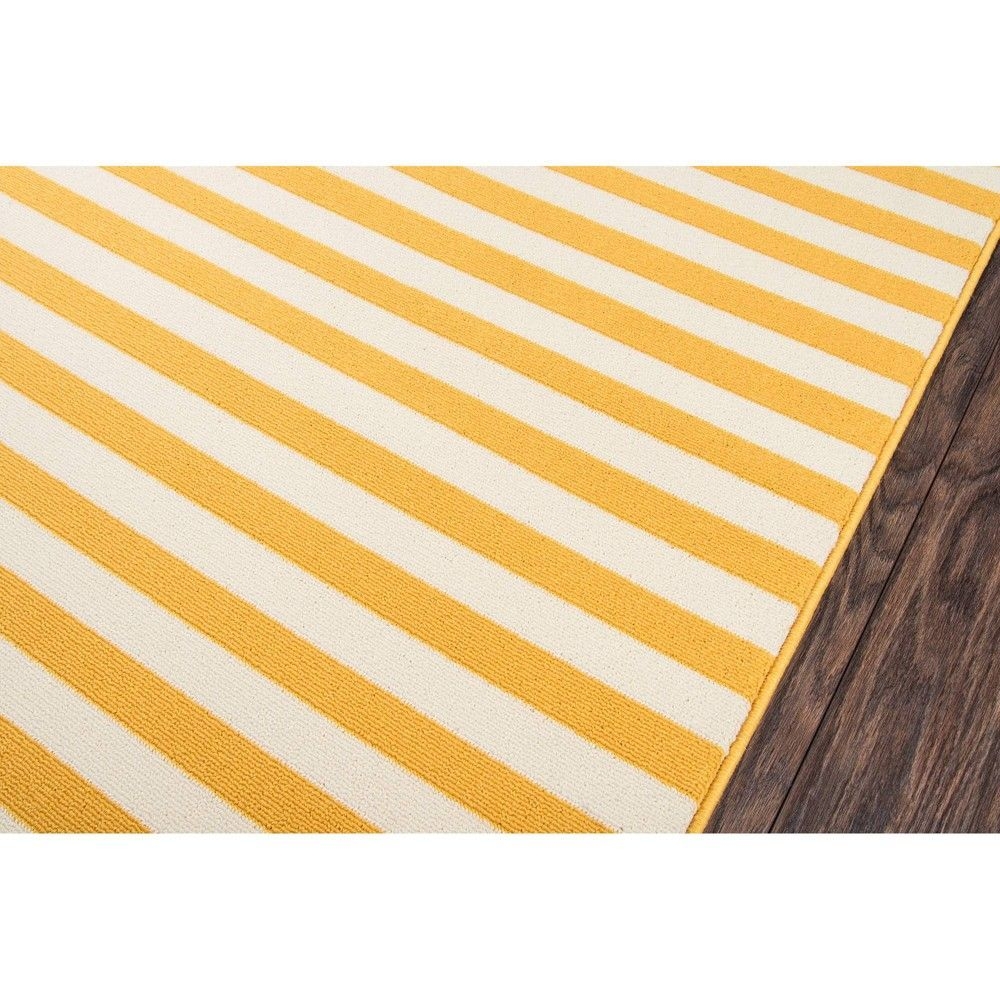 6'7"x9'6" Baja Beacon Area Rug Yellow - Momeni