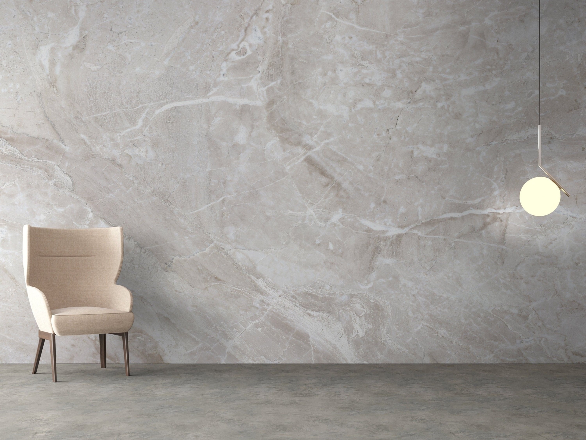 Beige Marble Wallpaper, 079 | Grunge Murals