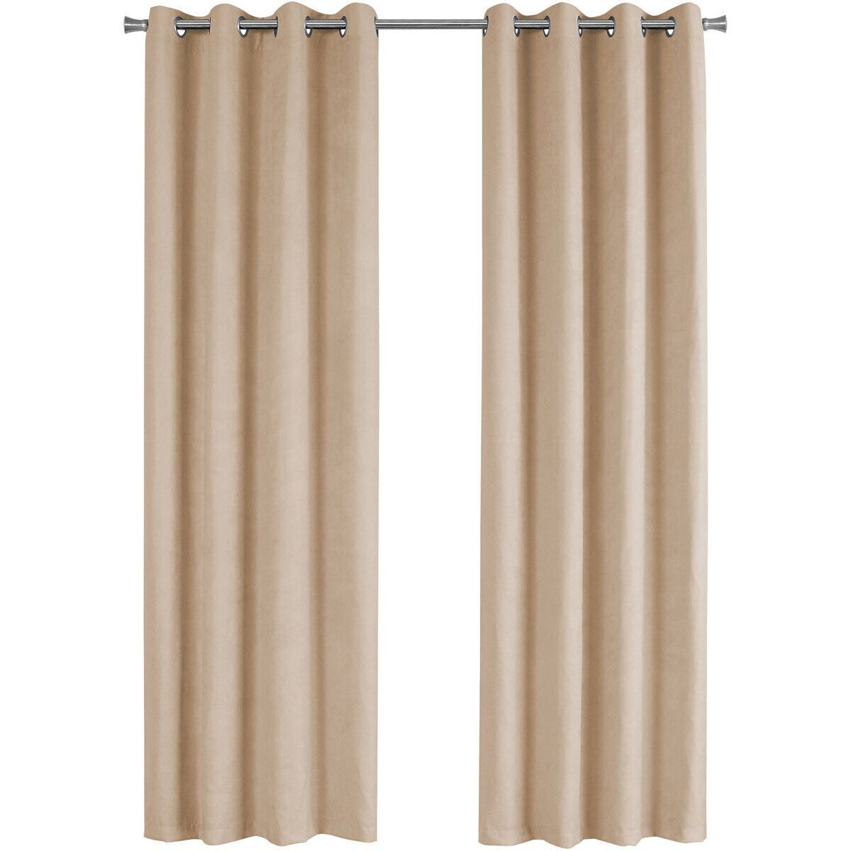 Decovio 16251-b Swatara Brown Curtain Panel, 2-piece Set