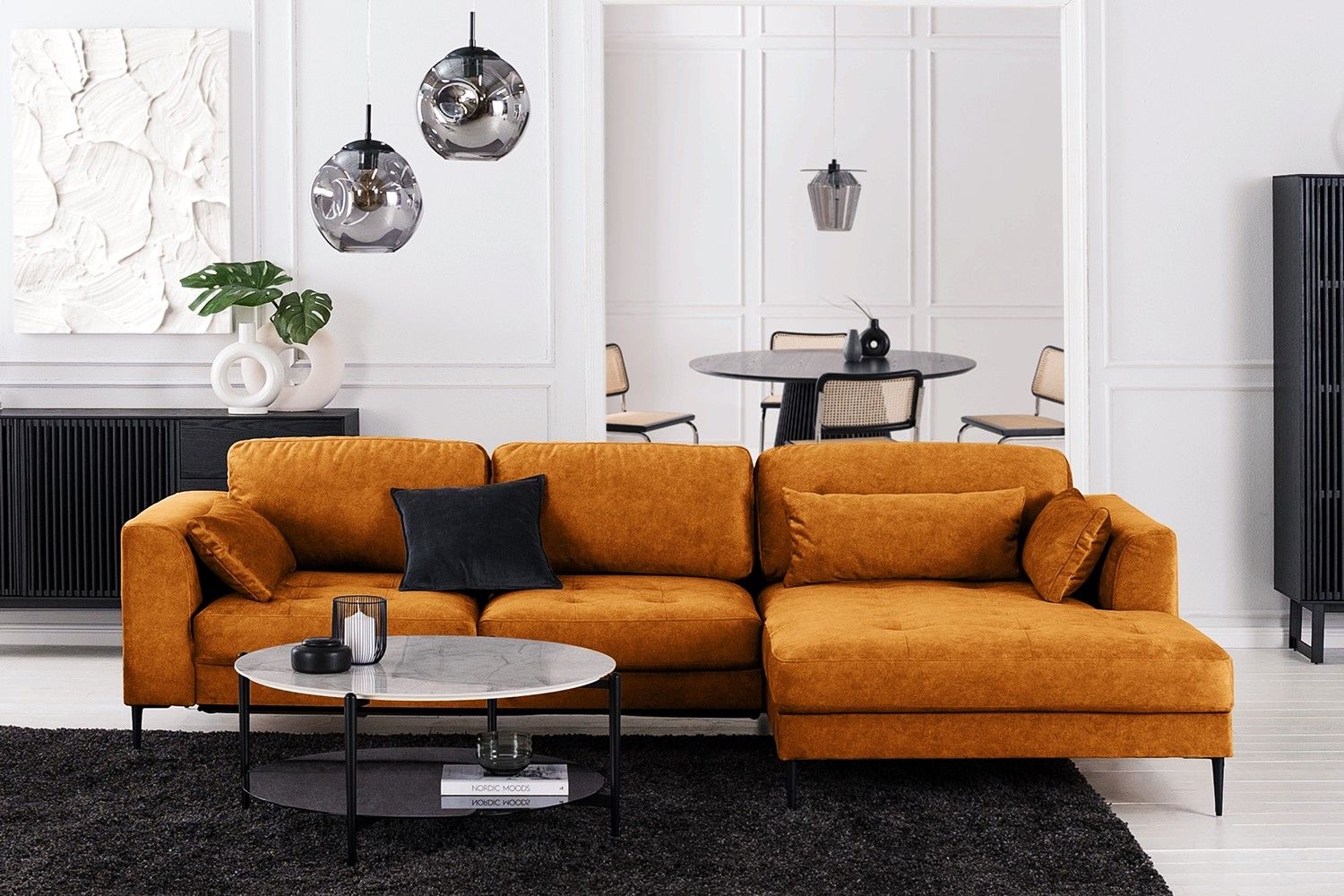 Ecksofa GAILLON mit Longchair