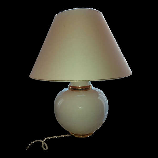 Grande lampe en cramique des annes 80's kostka