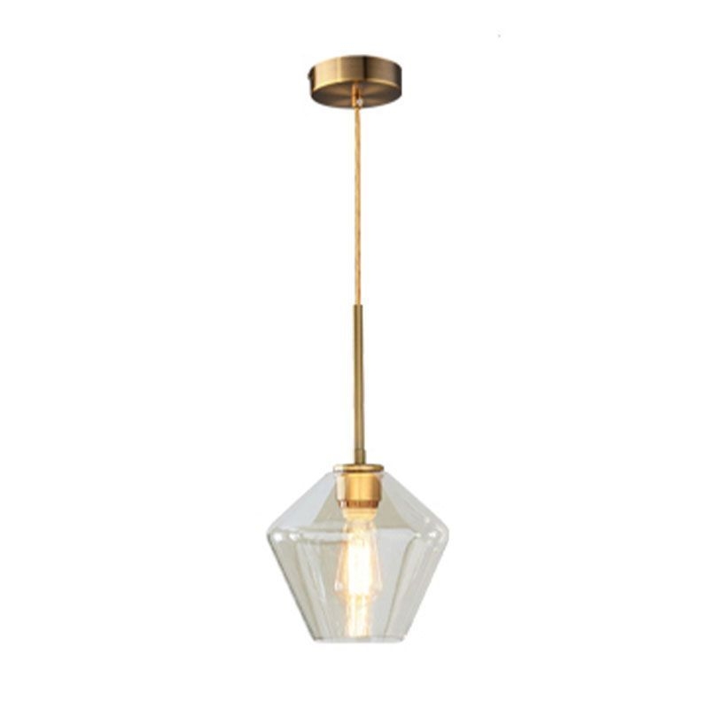 Household Minimalist Creative Contemporary Style Pendant Lighting for Restaurant - 3-Light / 7 / Cognac