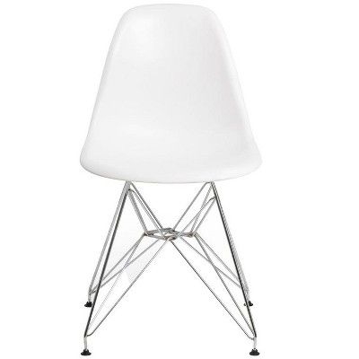 Inmod Molded Plastic Eiffel Side Chair (Set of 2)