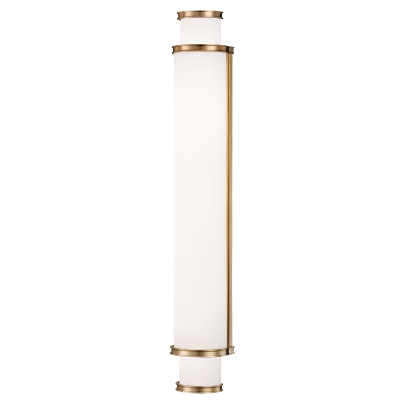 Malcolm Vanity Light - Aged Brass